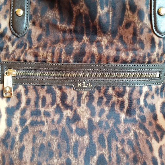 Lauren Ralph Lauren Leopard tote - Picture 2 of 5